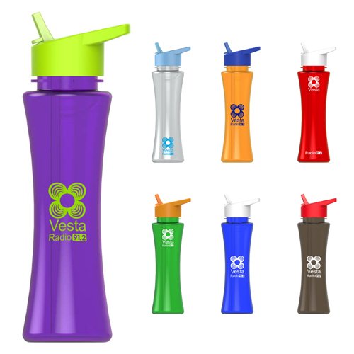 Promotional The Curve Tritan Bottle with Flip Straw