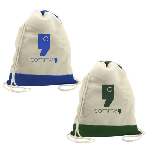 Promotional The Excursionist Cotton Drawstring Backpack