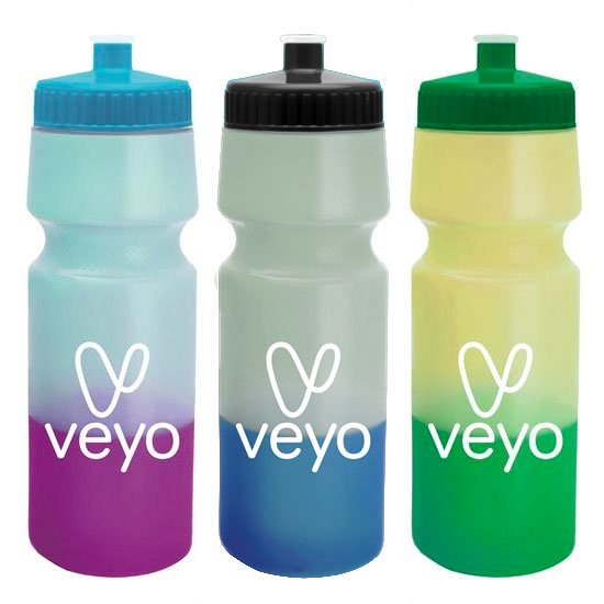 Promotional Cool Color Change Bottle - 24 oz