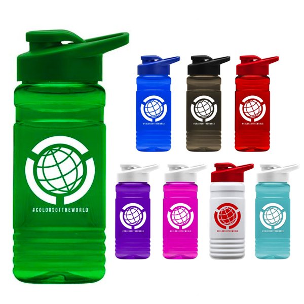 Promotional UpCycle RPET Bottle Drink-Thru Lid-20 Oz. 