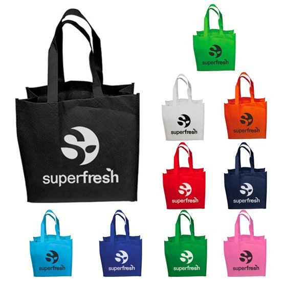 View Image 2 of Non-Woven Tote Bag - 4 Color