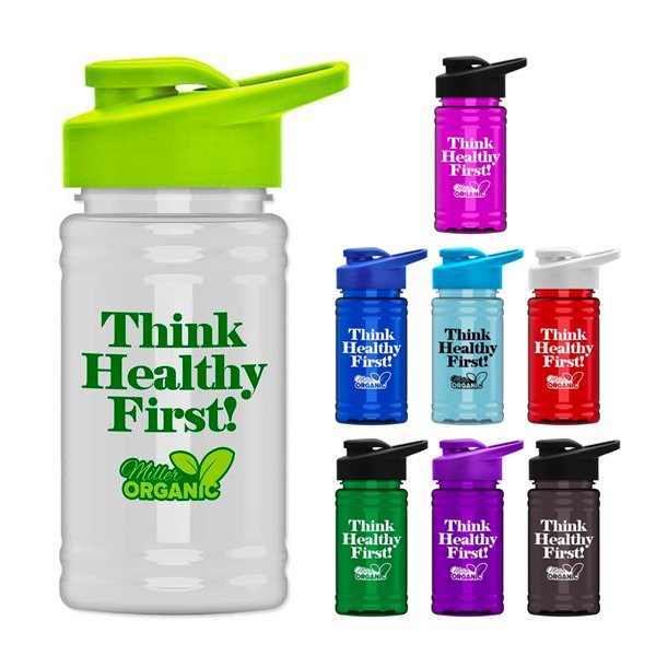 Promotional UpCycle RPet Sports Bottle with Drink Thru Lid 
