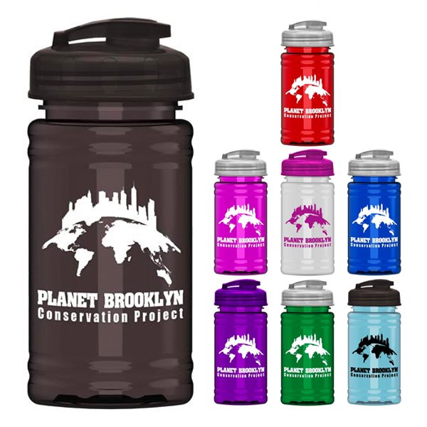UpCycle Mini RPet  Custom Sports Bottle with USA Flip Lid 
