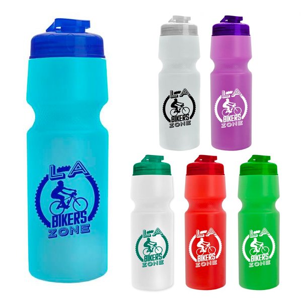 Promotional Venture Bike Bottle with USA Flip Lid