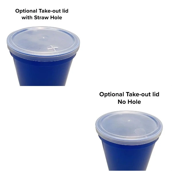 Promotional Stadium Cups Take Out Lids