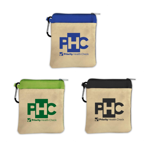 Promotional Canvas Zipper Ditty Bag