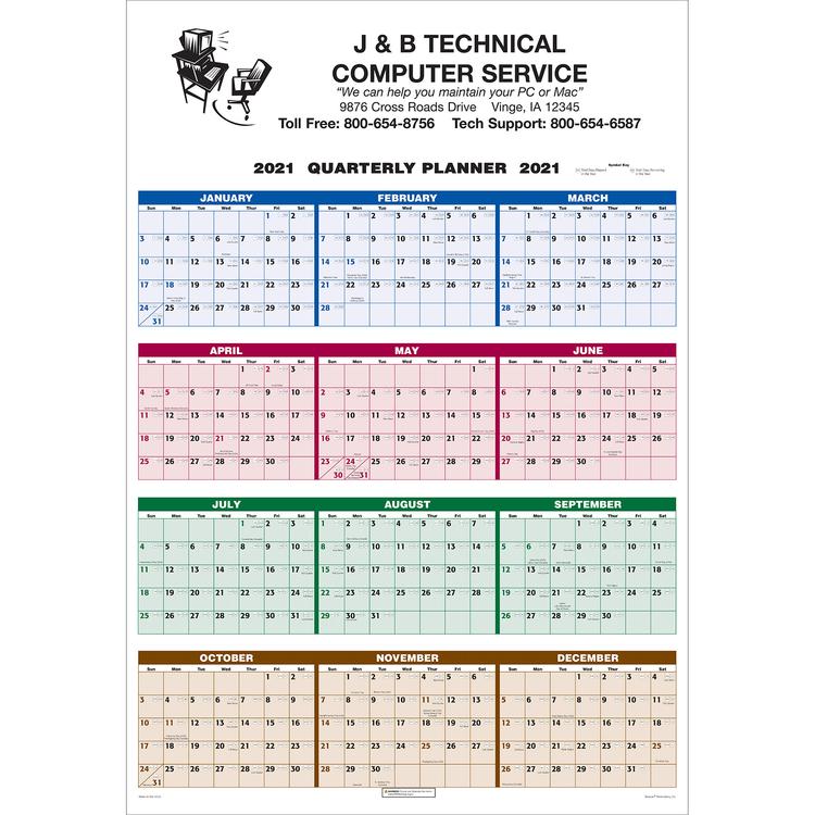 4 color full year calendar promotional 4 color full year calendars