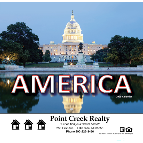 Promotional America! Wall Calendar