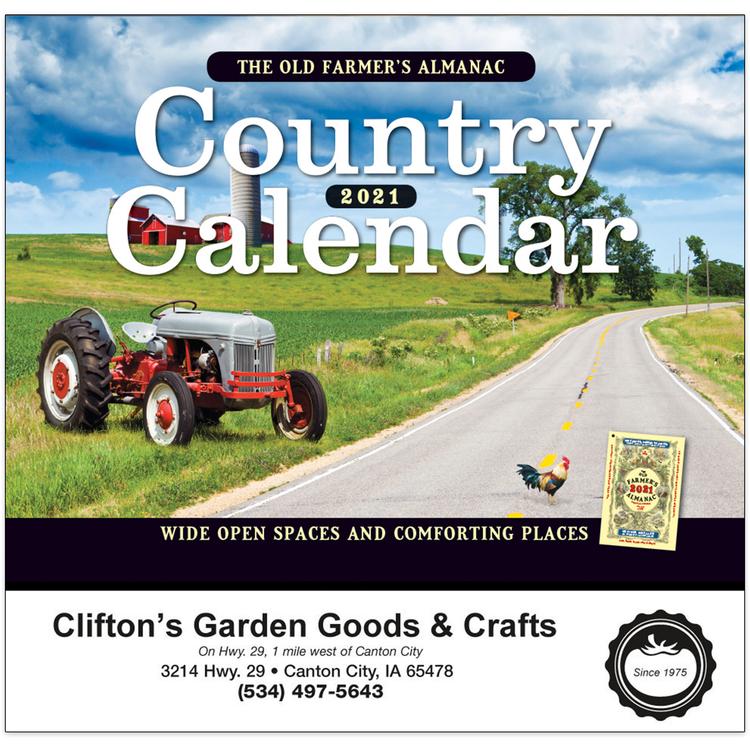 The Old Farmer's Almanac Country America Wall Calendars 1.41 Ea