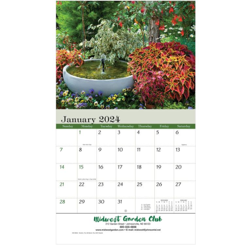 View Image 3 of Gardens Wall Calendar 