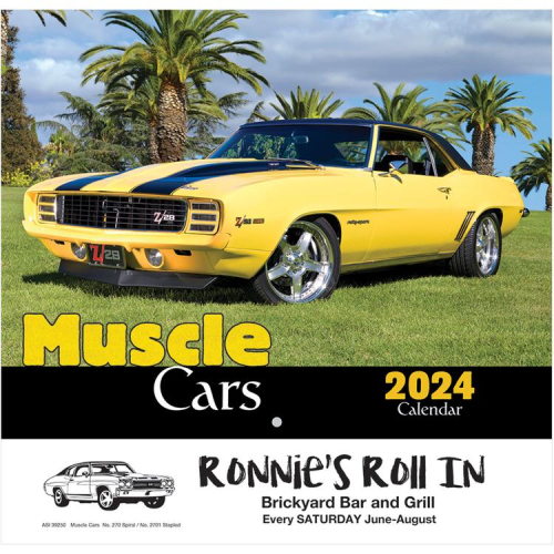 Promotional Muscle Cars Calendar