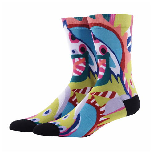 Promotional Custom Sublimated Dress Socks