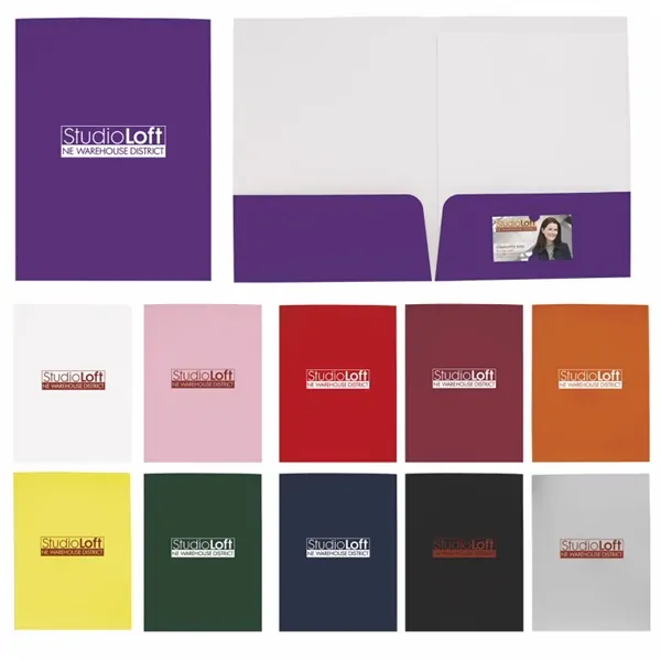 Promotional Gloss Paper Folder