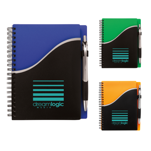 Promotional Pitch Notebook with Jive Pen 