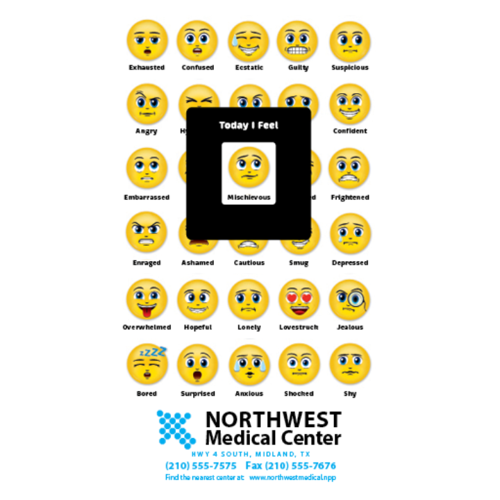 Promotional MOOD METERS® Mood Magnet