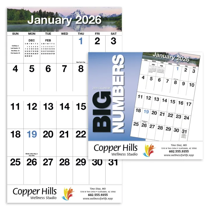 Promotional Scenic Almanac Calendar