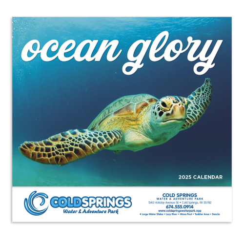 View Image 4 of Ocean Glory Wall Calendar-(2024)
