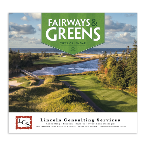 Promotional Fairways & Greens Wall Calendar