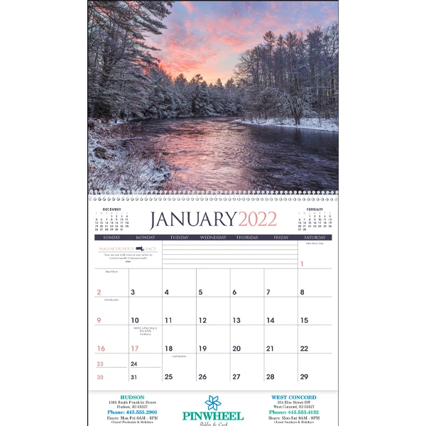 View Image 4 of New England States Calendar