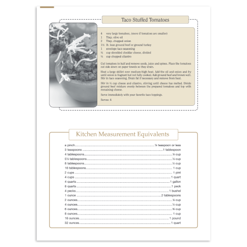 Recipe Pocket Calendar(2024) Garrett Specialties