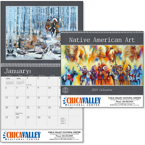 Native American Art Calendar America Wall Calendars 2.96 Ea