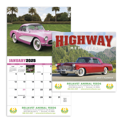 Highway Memories Calendar-(2024) 