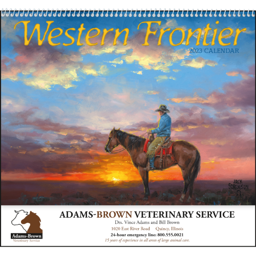 Promotional Western Frontier Calendar