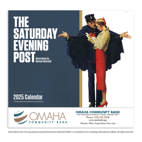 Promotional Saturday Evening Post Calendar