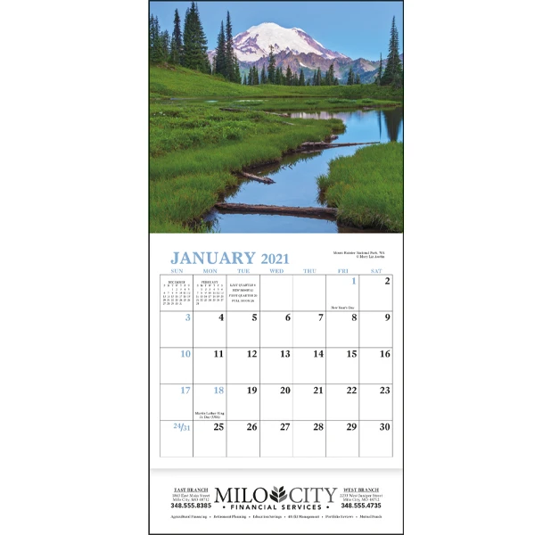 Landscapes America Mini Calendar 