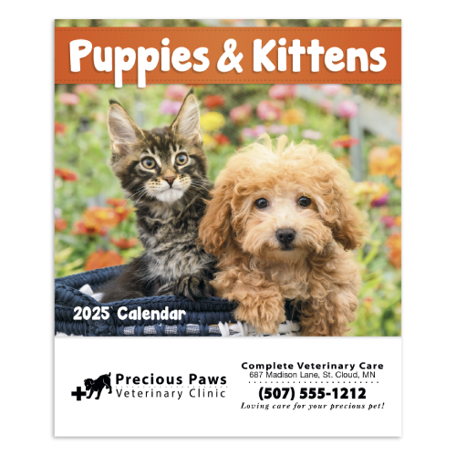 Promotional Puppies & Kittens - Mini Calendar