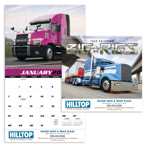 Big Rigs Custom Calendar(2024)