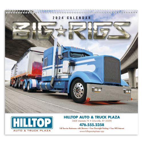 Promotional Big Rigs Calendar