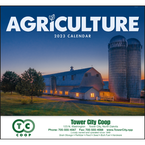 Promotional Agriculture Wall Calendar