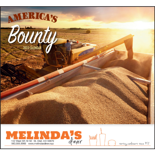 Promotional America's Bounty Calendar