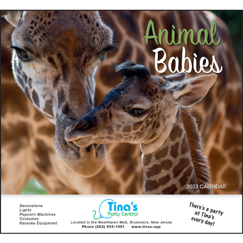Promotional Animal Babies Calendar