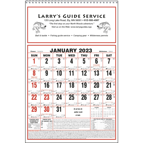 Promotional Custom Large Almanac 