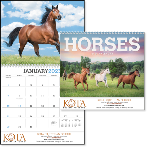 View Image 4 of Horses Wall Calendar