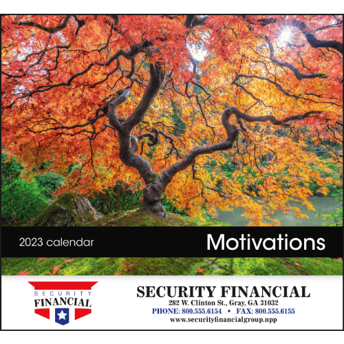 Promotional Motivations Calendar