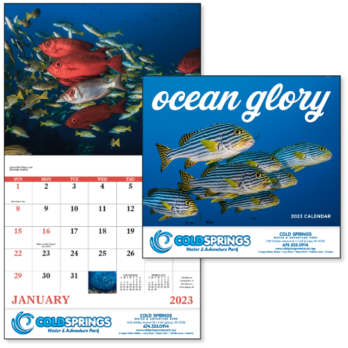 Ocean Glory Wall Calendar