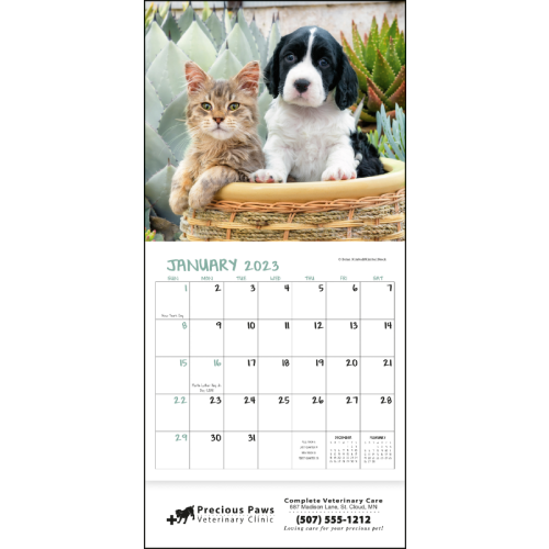 View Image 4 of Puppies & Kittens - Mini Calendar