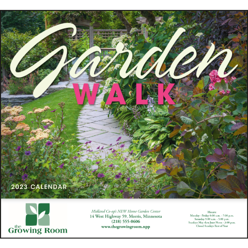 Garden Walk Wall Calendar-(2024)