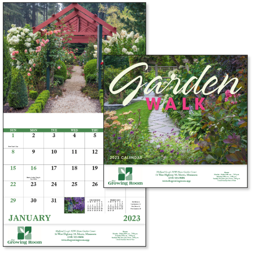 View Image 2 of Garden Walk Wall Calendar