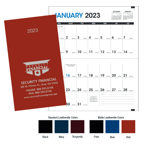 Promotional Monthly Pocket Planner