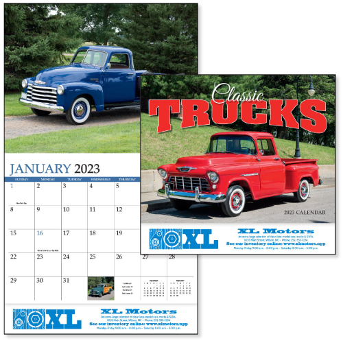 Classic Trucks Calendar 
