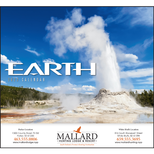 Promotional Earth Calendar