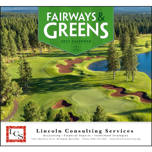 Promotional Fairways & Greens Wall Calendar