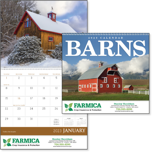 Scenic Barns Calendar 