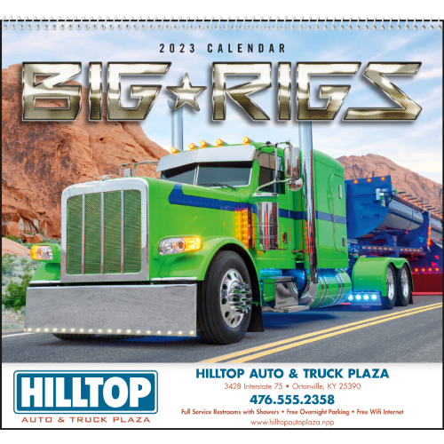 Promotional Big Rigs Calendar