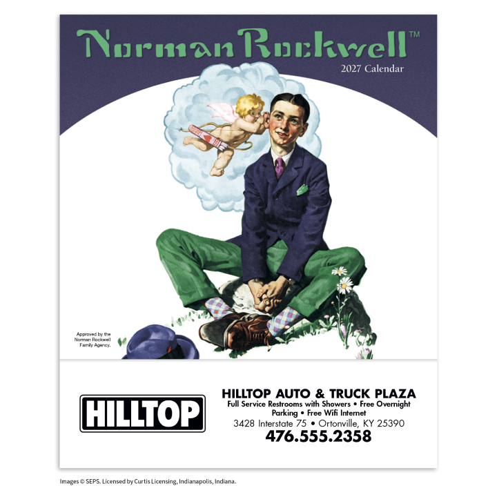 Promotional Norman Rockwell Mini Calendar