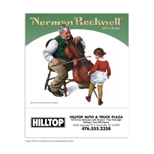 Promotional Norman Rockwell's Wonderful World Calendar